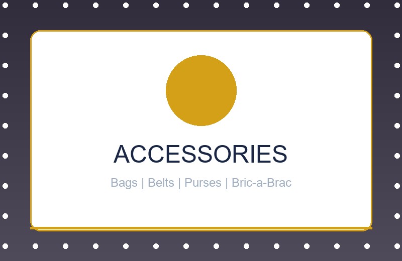 Used accessories bags belts purses